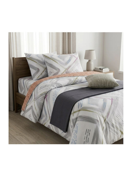 Isadore Lorraine Bed Sheets Set Single 160x260cm Beige (3pcs)