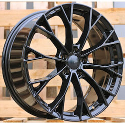 Vw Style 1279 7.5x18 5x112 Et51 Black Glossy