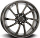 Audi Style 1135 8x18 5x112 Et40 Gun Metal Face Machined
