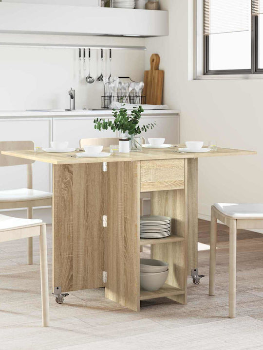 Masa de Dining din Lemn Maro 115x70x75 cm