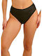 Bikinihosen Slip Hohe Taille Schwarze