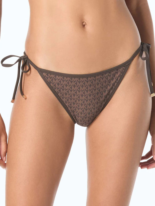Michael Kors Bikinihosen Slip Schokoladenbraun