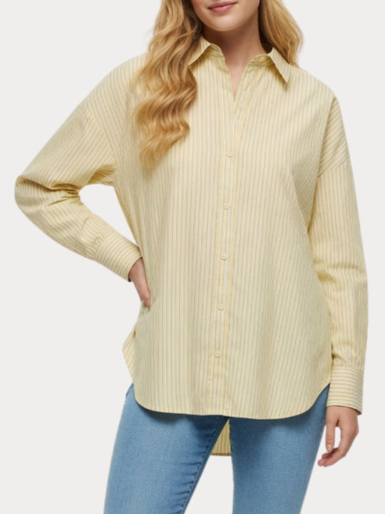 Only Oregon Long Sleeve Women's Denim Shirt Sun...