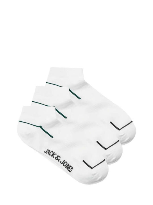 Jack & Jones Κάλτσες Λευκές 3Pack