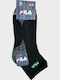 FILA Kindersocken Schwarz 3er-Pack