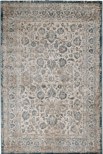 Biokarpet Gossip 8504a White Blue-67x220