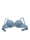 Hellblauer Büstenhalter Push Up