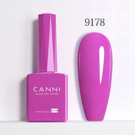 Canni Полутрайно Лак За Нокти 9178 9мл