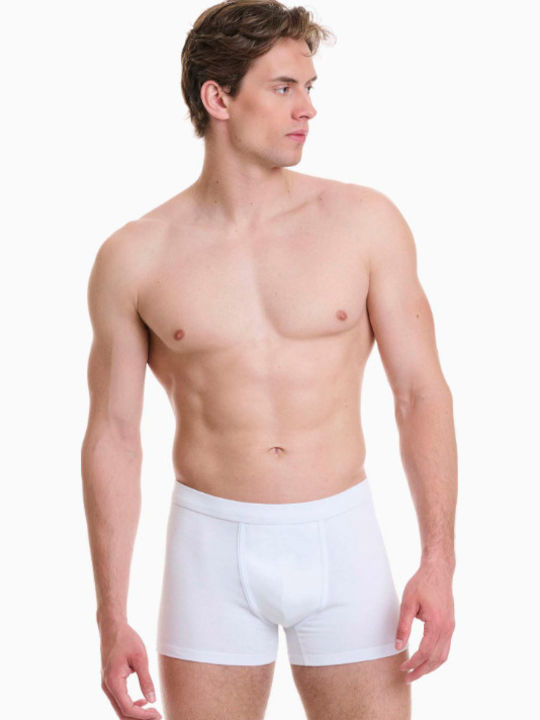 Walk Herren Boxershorts Weiß 2er Pack