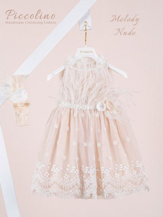 Piccolino Melody Pink Baptism Dress