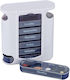Organizator Săptămânal de Pastile Relaxdays Containere Detasabile 4 Compartimente Alb Albastru 10 X 4.5 X 2 Cm