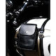 Tripmachine Leather Motorcycle Tank Straps Side Mount Triumph Bonneville Black Tank Strap Right Side Fuel Inlet Black