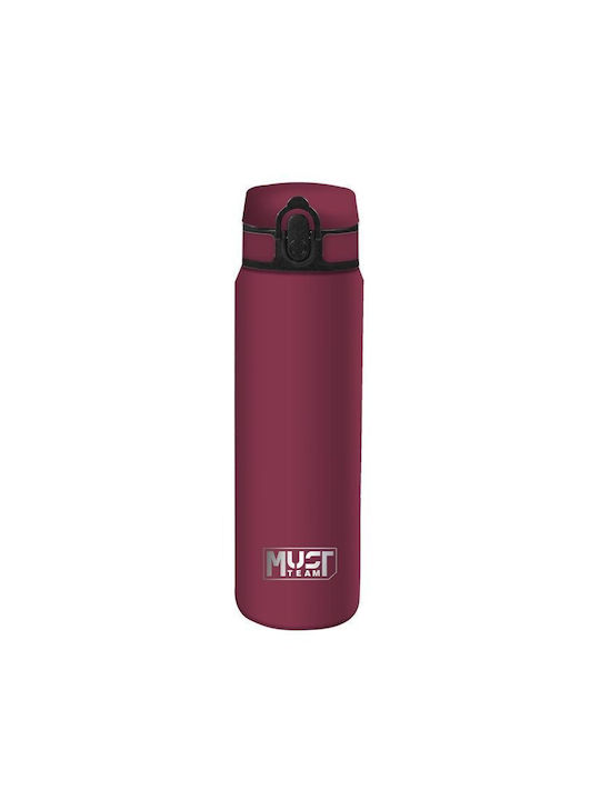 Must Team Monochrome Παγούρι Ανοξείδωτο 600ml