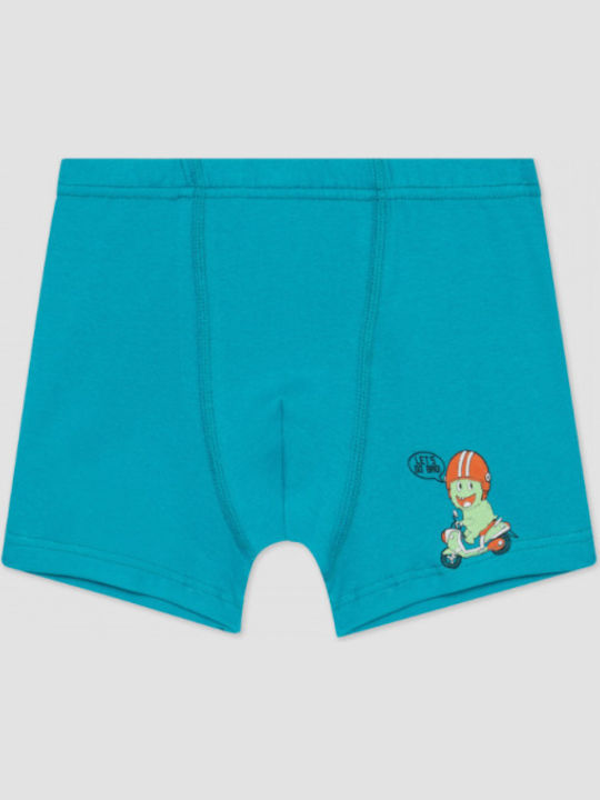 Pijamale Copii Bumbac Turcoaz Minerva