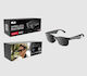 Cycling Glasses Mlk+ Yj02 Smart Bluetooth YJ02-Black with Black Frame and Dark Lenses