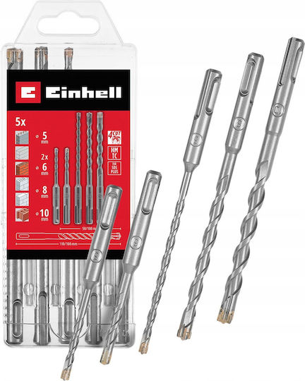 Einhell Set 5 Burghie cu Cap SDS Plus