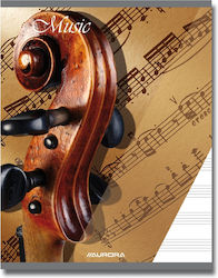 Aurora Music Notebook A5 20 Paper Sheets