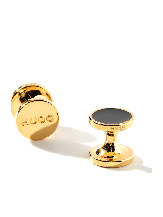 Hugo Cufflinks In Black Colour