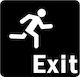 Έξοδος Κινδύνου Exit – Πινακίδα Σήμανσης