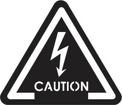 Πινακίδα Προειδοποίησης «caution» Πινακίδα Προειδοποίησης «caution»