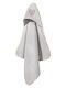Guy Laroche Baby Hooded Bath Towel-Robe Amore Salmon-Silver 75x75cm