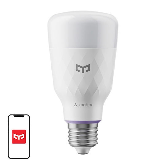 Yeelight Smart Λάμπα LED 11W για Ντουί E27 Θερμό Λευκό 1300lm