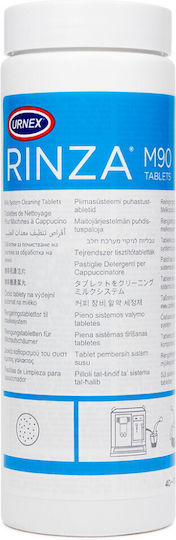 Urnex Rinza Ταμπλέτες Καθαρισμού Υπολειμμάτων Γάλακτος 10gr