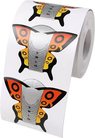 Beauty Salon Nail Extension Form Butterfly Roll 300 Pieces