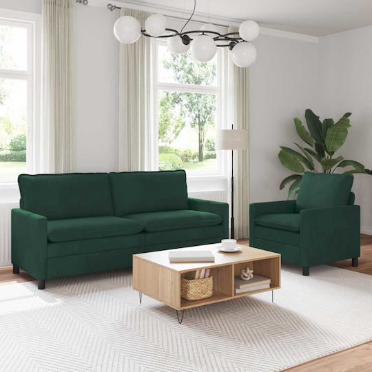 vidaXL Wohnzimmermöbel-Set 2-Sitzer & Sessel