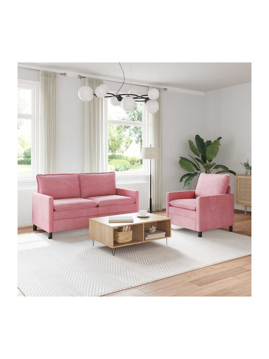 vidaXL Wohnzimmermöbel-Set 2-Sitzer & Sessel