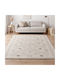 Shaggy Geometric Covor Living Rectangular Crem Gri 240x300cm