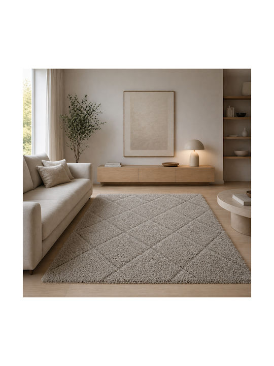 Shaggy Geometric Rug Rectangular Vizon 120x17cm