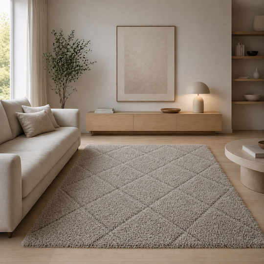 Shaggy Geometric Rug Rectangular Vizon 120x17cm