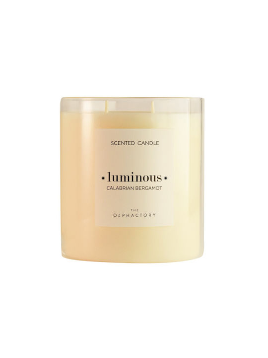 Calabrian Bergamot Herbal Aromatic Candle Lid 790gr Luminous Olfactory