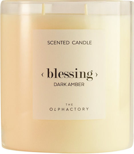 Dark Amber Φυτικό Αρωματικό Κερί Καπάκι 200gr Blessing Olphactory