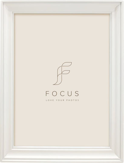 Focus Plastic Photo Frame with White Frame