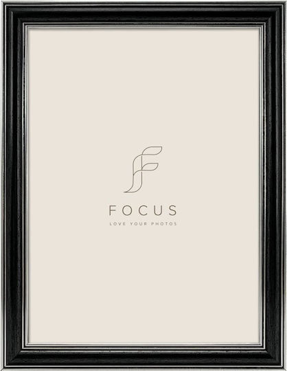 Focus Κορνίζα Πλαστική με Μαύρο Πλαίσιο