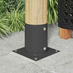vidaXL Garden Fencing Post Support Metal 12 Pieces vidaXL Garden Fencing Post Support Metal 12 Pieces