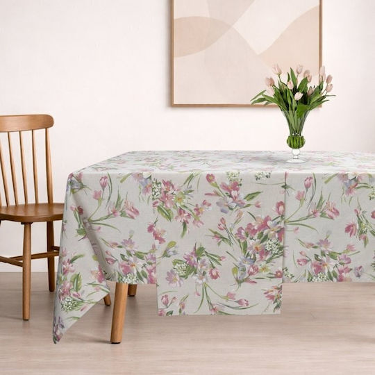 Dimeco Τραπεζομάντηλο Floral 135x180εκ.