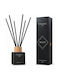 Fresso Raumdüfte Stäbchen Molise 100 Ml Premium Zuhause Reed Diffusor Flowscent Schwarzes Glasflasche Schwarze Stäbchen Fiberglass 1 Stück