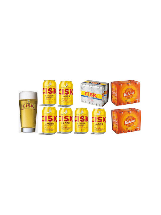 Cisk Ποτήρι Μπύρας από Γυαλί 400ml