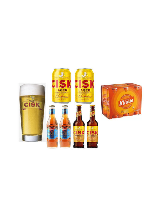 Cisk Ποτήρι Μπύρας από Γυαλί 400ml