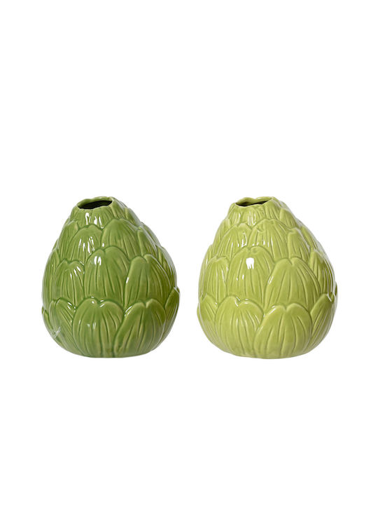 Beauty Home Decorative Porcelain Multicolour Vase 10x10xH11.5cm
