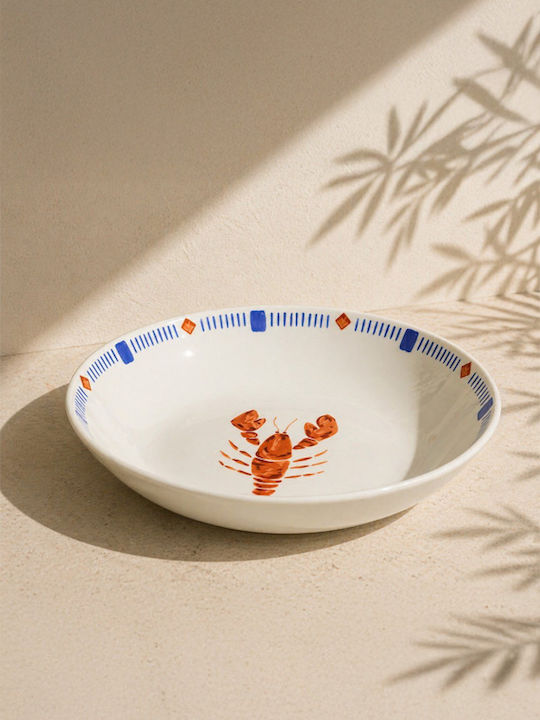 Kaemingk Πιάτο Βαθύ από Πορσελάνη με Διάμετρο 20.4cm