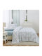 Liolios Home Chantal Set Double Bed Sheets 245x270cm Aqua 4 Pieces