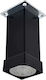 X-IT Picior Metalic de Mobilier 4x4x5cm Negru