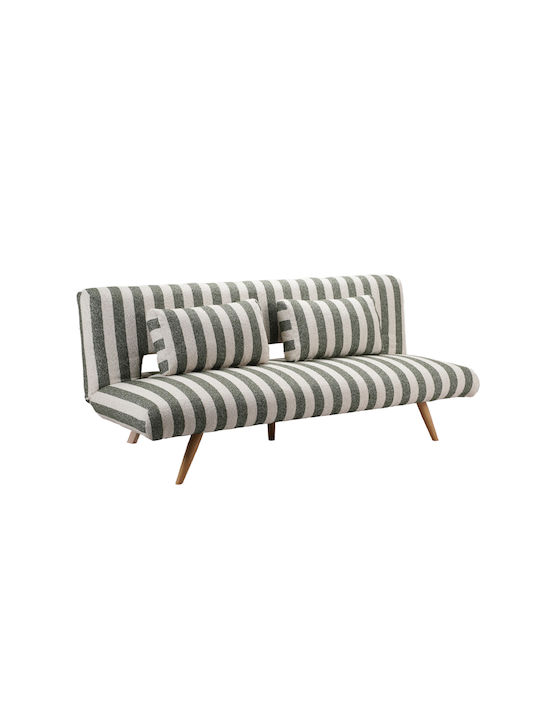 La Spezia Τριθέσιος Καναπές Κρεβάτι Off White 188x81x88εκ.