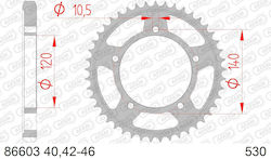 AFAM Pinion Spate Pentru Suzuki Hayabusa / GSX-R 1000