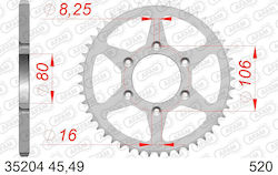 Pinion Spate Din Oțel Afam Cod Lanț 520 35204-45