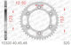 Afam Stahl Hinteres Ritzel 520 Kette Code 10320-48